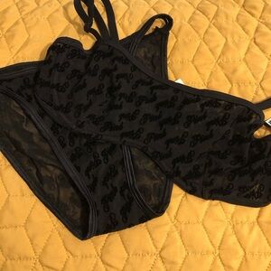 Black Sheer Lingerie Set